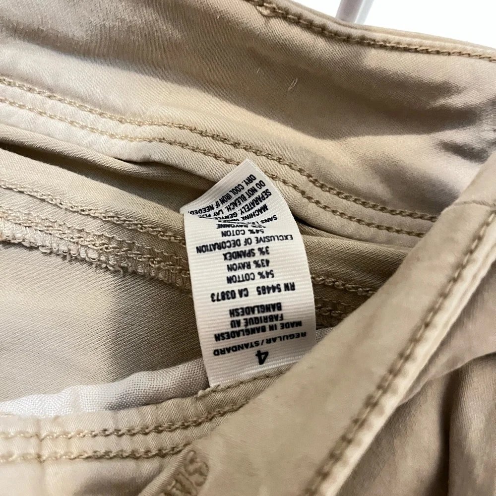 American Eagle Khaki Skinny Pants, size 4 - Picture 4 of 5